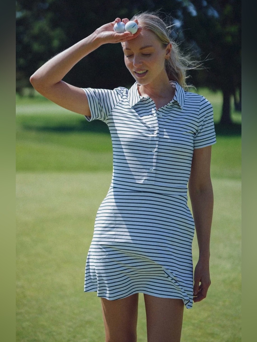 NWT Striped Polo Dress